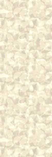 Cream beige mottled vertical rice paper border texture with patterned inclusions. Japanese minimal subtle social media phone background. Neutral handmade mulberry paper edge. - Photo, Image