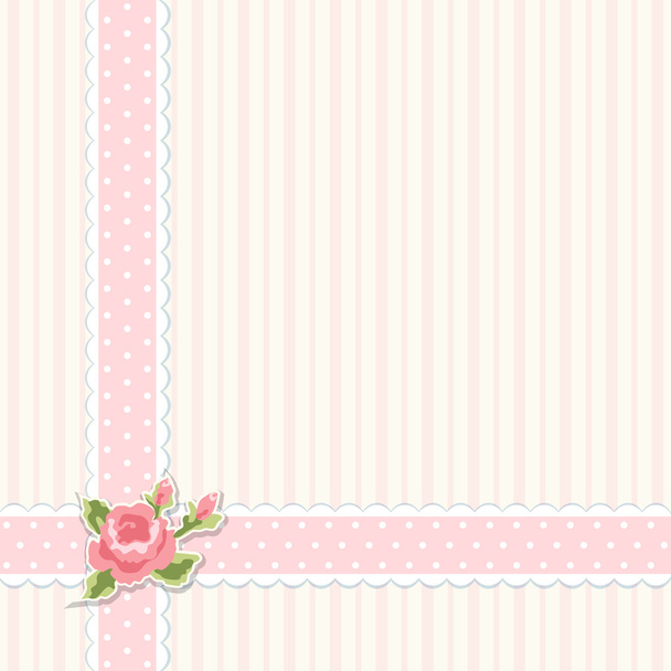 Classic vintage shabby chic background - Vector, Image