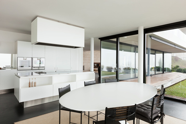 Modern villa, kitchen - 写真・画像