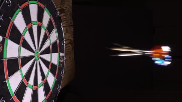 Good Score In Game Of Darts - Footage, Video