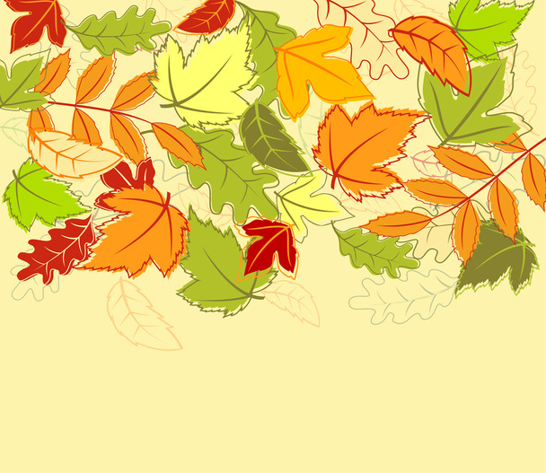 Autumn background - Διάνυσμα, εικόνα