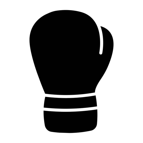 Ruční krycí ikona, pevný design boxerské rukavice  - Vektor, obrázek