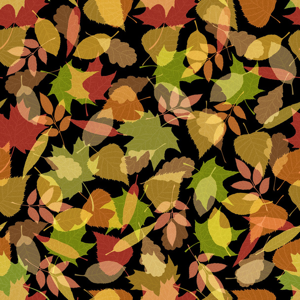 Seamless autumn pattern. - Vector, Image