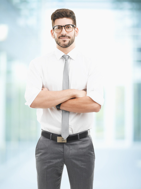 Young businessman with crossed arms - Photo, image