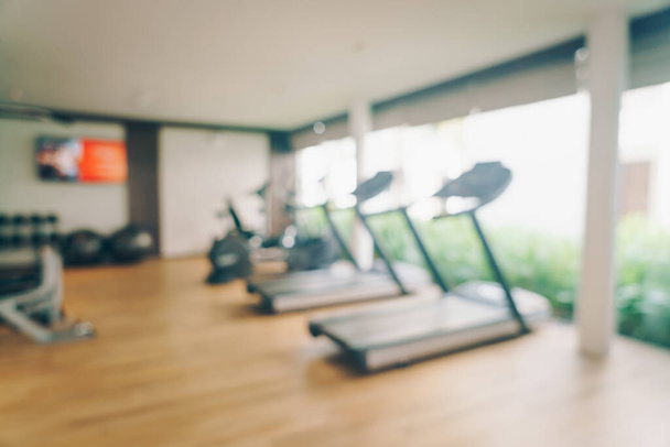abstract blur and defocused fitness gym for background - Foto, Imagen