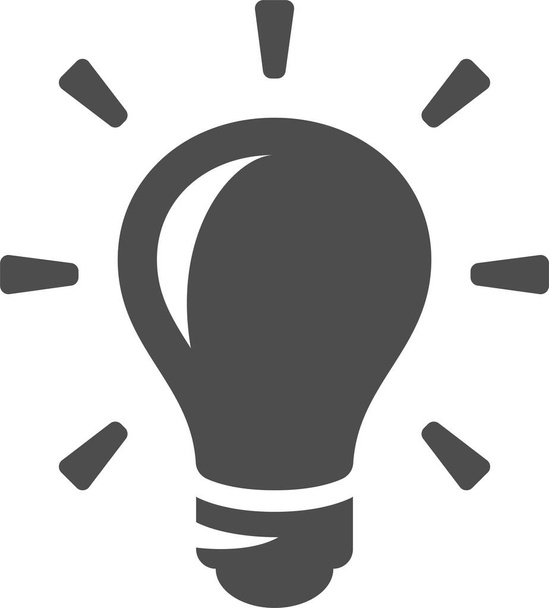 idea. icona web semplice illustrazione - Vettoriali, immagini