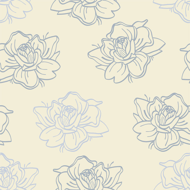 Vector image of a rose flower with leaves. Botanical illustration. Design for prints, tattoos, stickers, postcards, logos. - Вектор, зображення