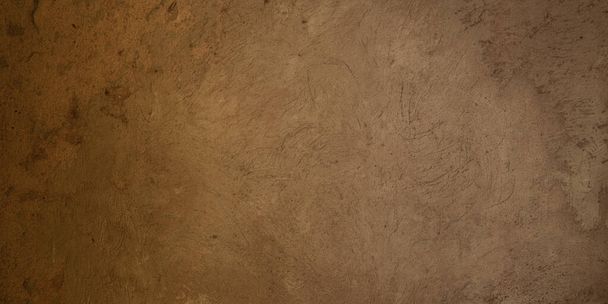 Beton dunkle Wand Textur braun beige Zement Hintergrund sandige Tapete - Foto, Bild