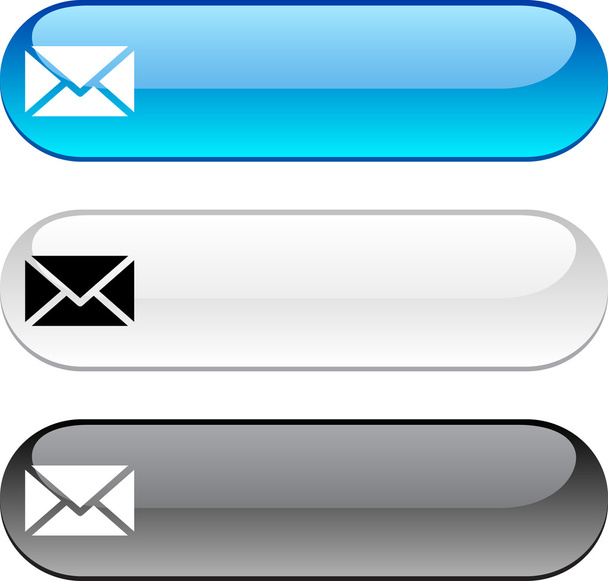 Mail button. - Vector, Imagen