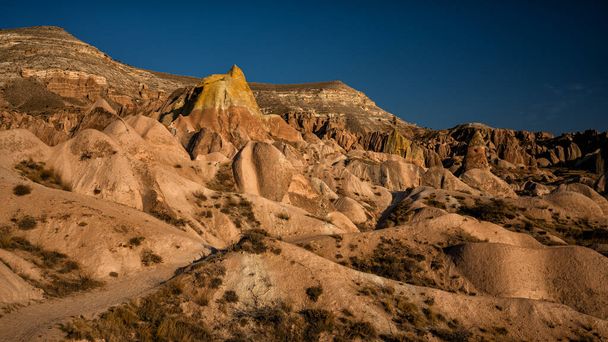 Cappadocia, Anatolia,Turkey. Goreme National Park. An unique geological formations in Cappadocia. - Foto, Imagem