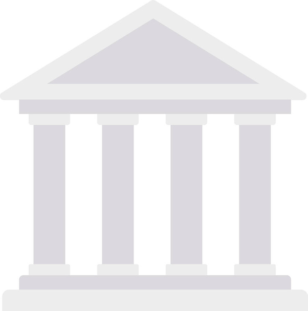 ikona sądu budowlanego banku w kategorii zarządzanie przedsiębiorstwem - Wektor, obraz