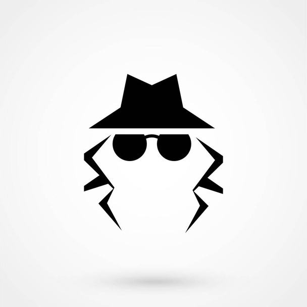 Detective Icon vector symbol for web site design or button to mobile app. Logo illustration - Vector, afbeelding
