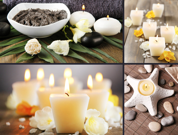 Spa therapy collage - Photo, Image