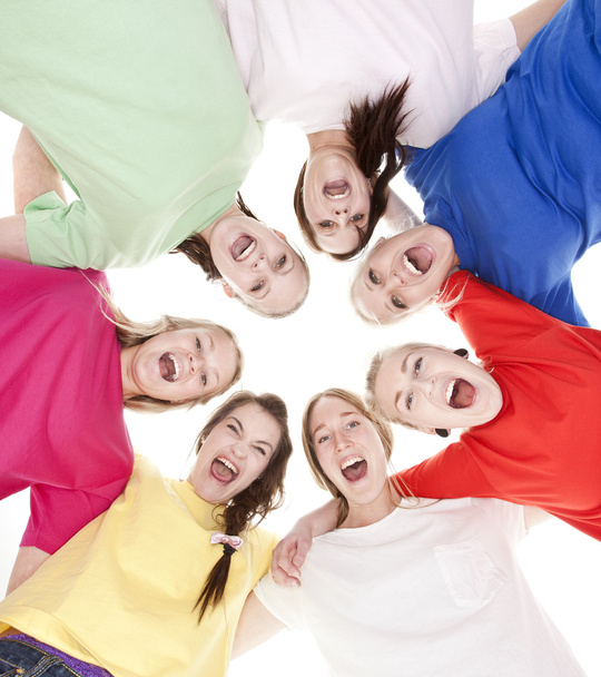 Grupa młodych kobiet - Zdjęcie, obraz