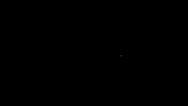 Значок штрих-кода выделен на черном фоне. Видеографическая анимация 4K - Кадры, видео