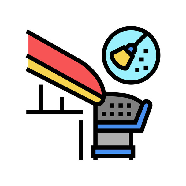 illustration vectorielle d'icône de couleur de nettoyage de gouttière - Vecteur, image