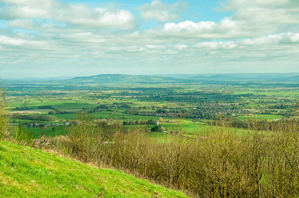 Malvern heuvels van Engeland in het voorjaar. - Foto, afbeelding
