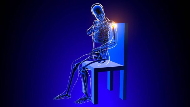 Bolest ramene Anatomie pro lékařské pojetí 3D ilustrace - Fotografie, Obrázek
