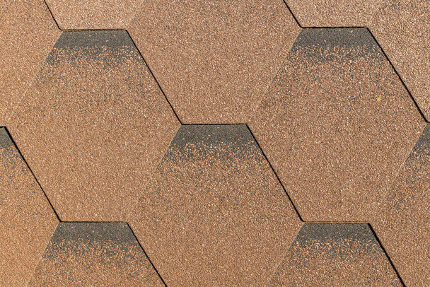 A barna zsindelytető vízszintes textúrája - Fotó, kép