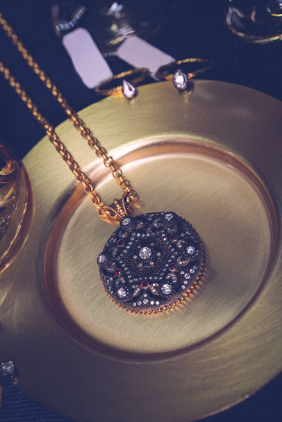 Diamantové šperky Luxusní a módní šperky - Fotografie, Obrázek
