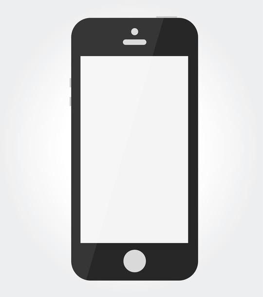 Smartphone vectorial aislado en blanco
 - Vector, imagen