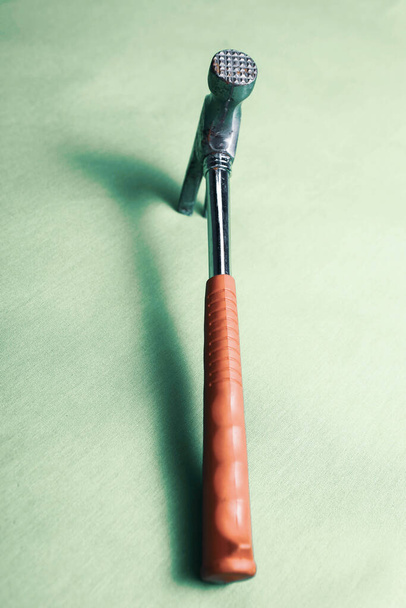 Old vintage hammer the craft tool for carpenter - Foto, Imagen