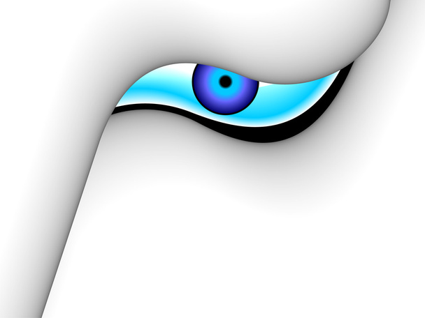 3D μάτι, διάνυσμα - Διάνυσμα, εικόνα