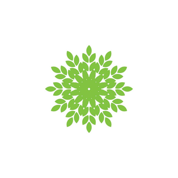 Lehtivektori, Luonto Logo malli - Vektori, kuva