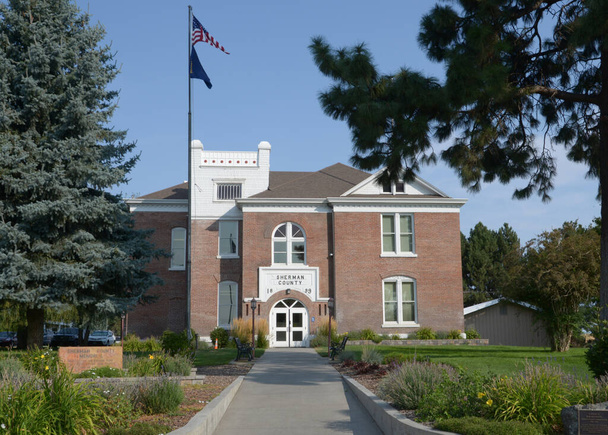モロのシャーマン郡庁舎 - 写真・画像