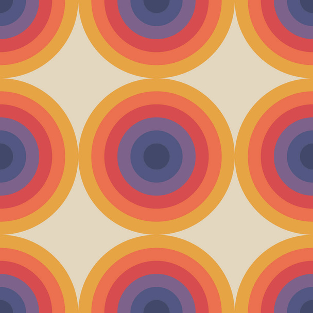 Trendy minimalist seamless pattern with abstract creative geometric composition - Vektor, Bild