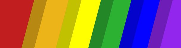 Sklon pruhy různých barev. barvy pohybu LGBT. obrázek pozadí. Vodorovný obraz. Nápis pro vložení na web. 3D obraz. 3D vykreslování. - Fotografie, Obrázek