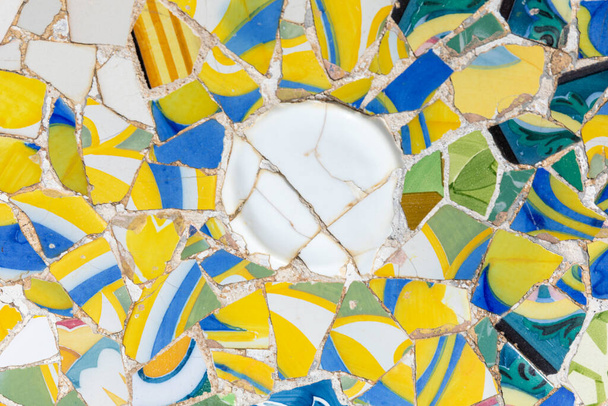 colorful mosaic tiles in the street - Foto, Imagen