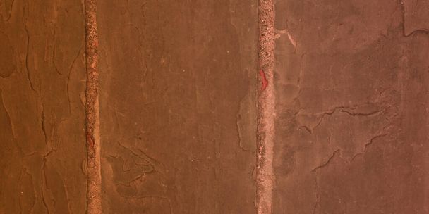 Eski kahverengi beton duvar dokusu bej, koyu arkaplan grungy duvar tasarımı - Fotoğraf, Görsel