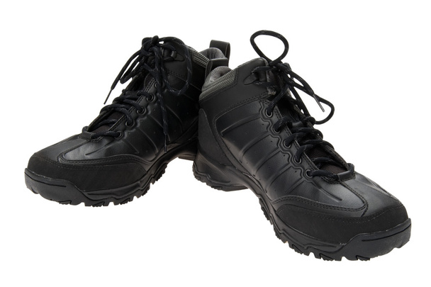 Hombre sports winter boots close up
 - Foto, Imagen