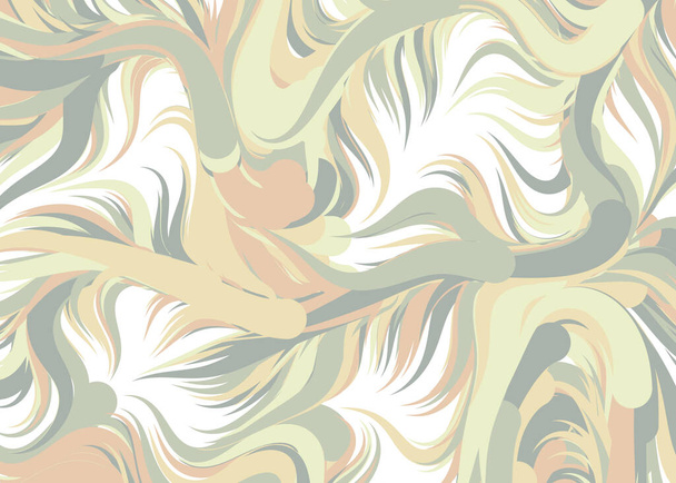 Fondo de pantalla abstracto con ondas, ilustración vectorial - Vector, Imagen