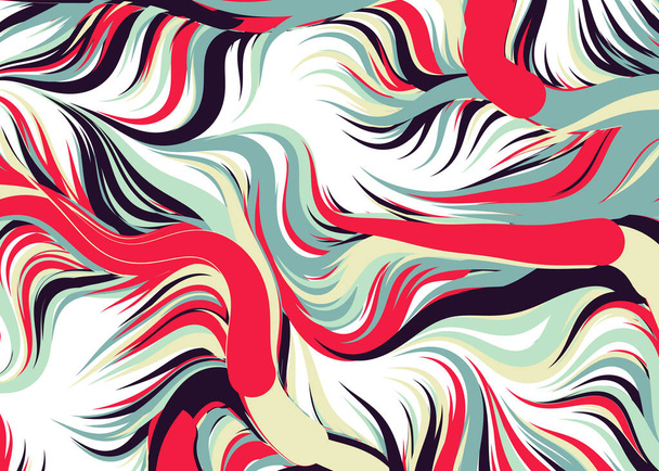 Resumen Perlin Noise Geometric Pattern generative computational art illustration - Vector, Imagen