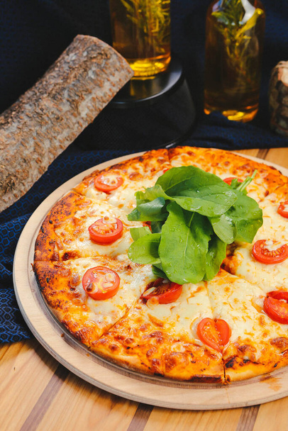 Delicious Mixture pizza Italian food - Photo, image