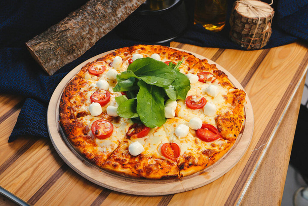 Delicious Mixture pizza Italian food - Photo, Image