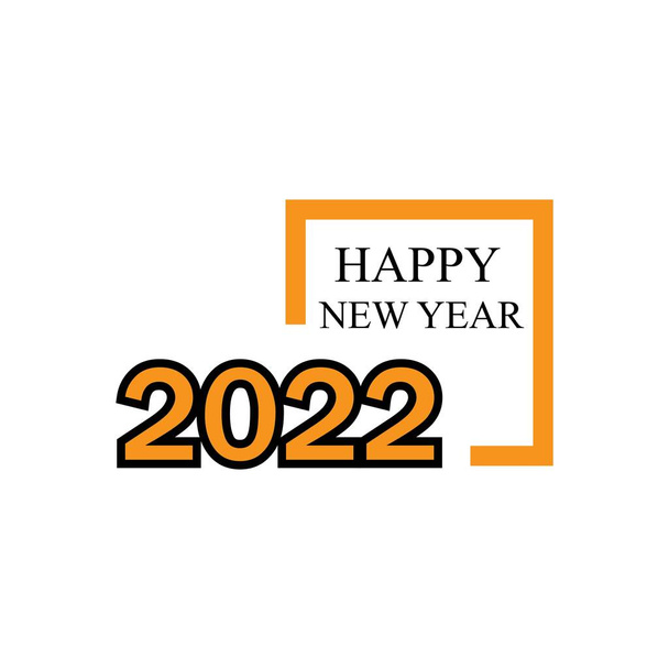 onnellista uutta vuotta 2022 vektori kuva suunnittelu malli - Vektori, kuva