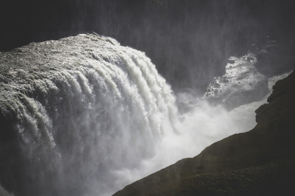 Гульфосс водоспад і Каньйон, Ісландія - Фото, зображення