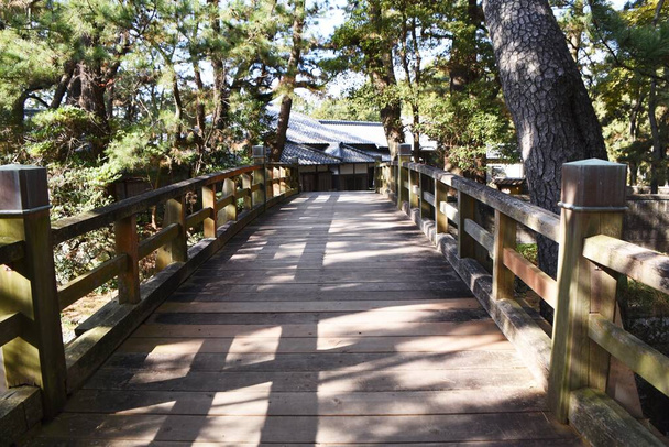 Japan's historical tourist attractions. Numazu Imperial villa memorial park. It was built in 1893 as a retreat for Emperor Taisho in Numazu city ,Shizuoka Prefecture. - Photo, Image