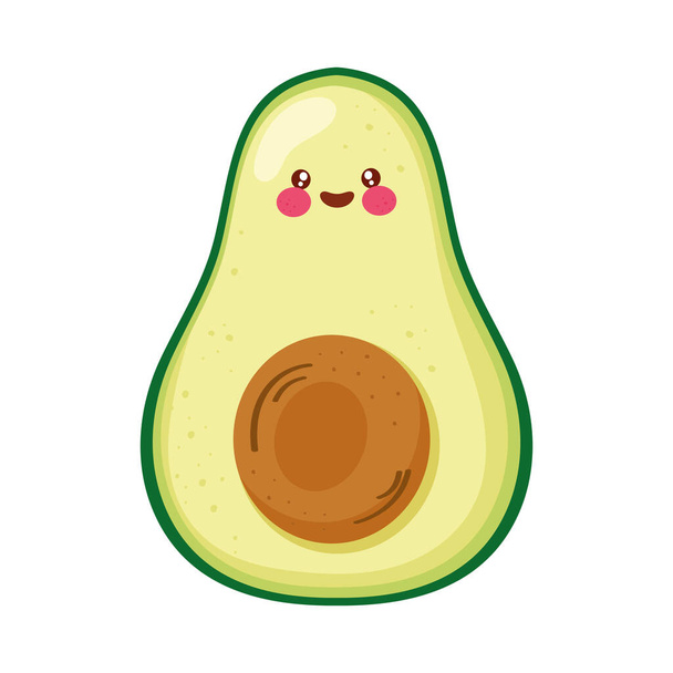 delicious avocado vegetable - Вектор,изображение