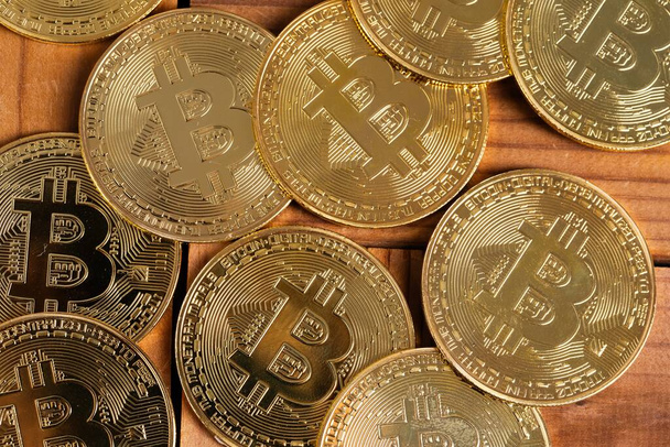 Bitcoin, negociação criptomoeda e mineração - Foto, Imagem