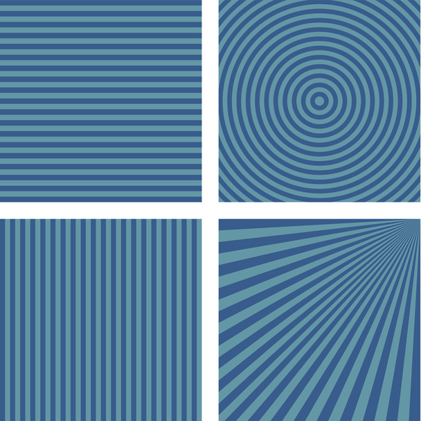 Ensemble de fond rayé bleu simple
 - Vecteur, image