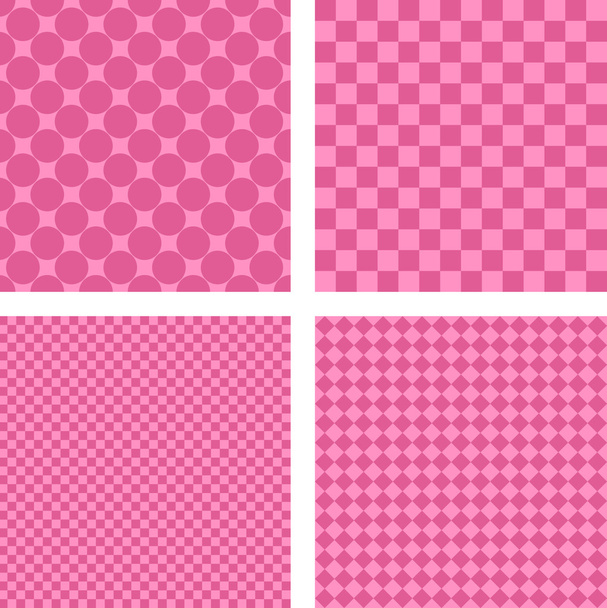 Ροζ φόντο απλό σύνολο - Διάνυσμα, εικόνα