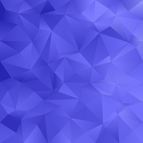 Blue abstract  triangle pattern background - Vector, Image
