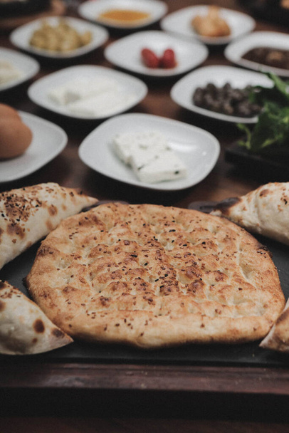 Rich and delicious Turkish breakfast - Φωτογραφία, εικόνα
