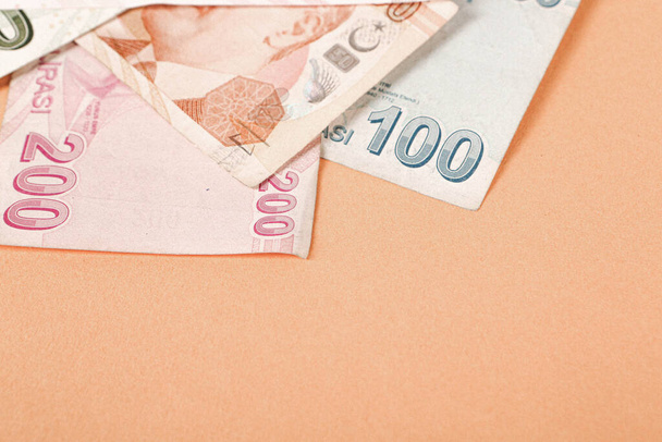 Türkische Währung, türkische Lira-Banknoten - Foto, Bild