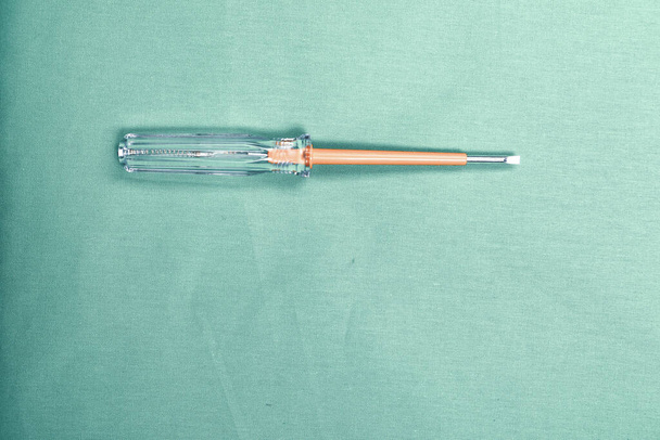 Screwdriver with a plastic handle - Photo, Image
