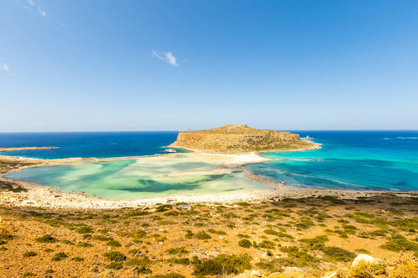 Lagune bleue à Ballos, Crète, Grèce - Photo, image